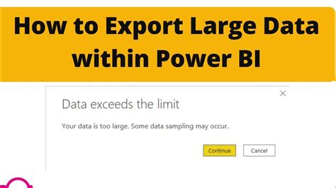 export data exceeds the limit.